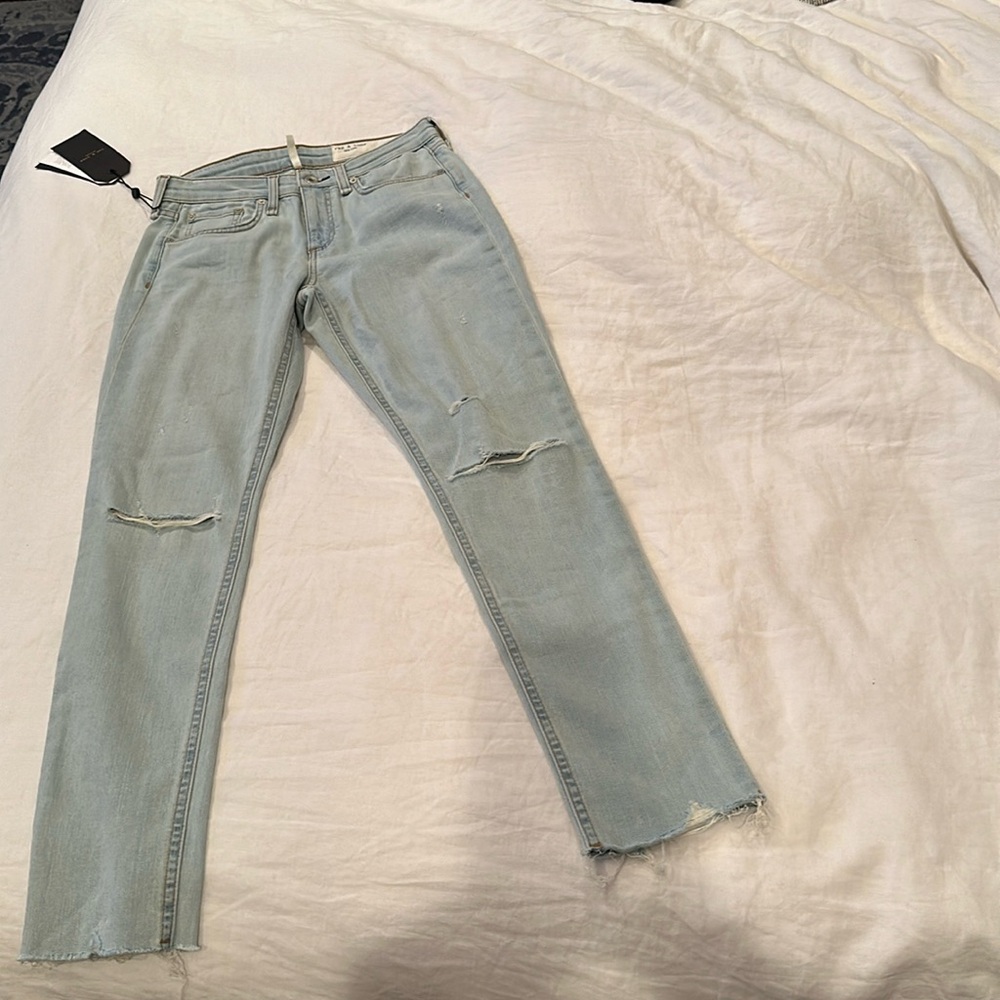 Rag & Bone Cate mid-rise ankle skinny. Edgeview. 25. NWT